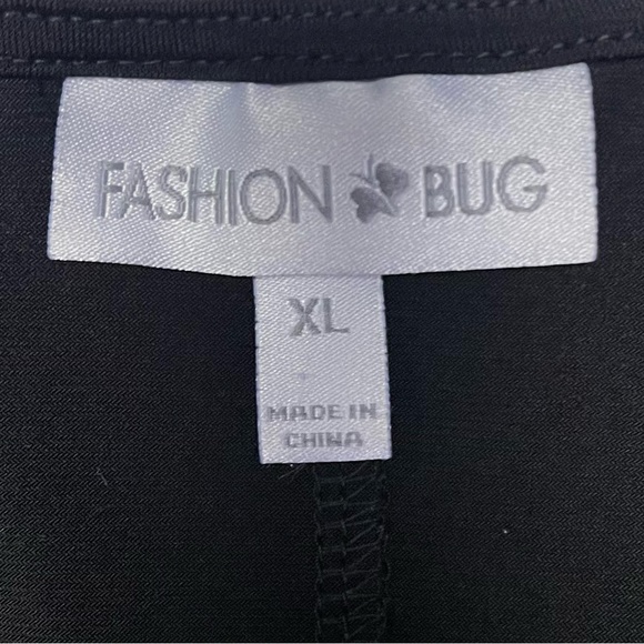 **Fashion Bug**Sleeveless black dress shirt with gems. Like new good con… - Picture 3 of 3